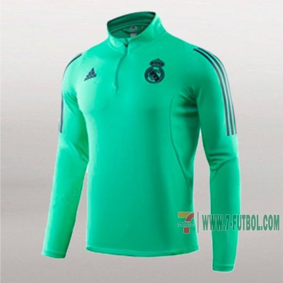 7-Futbol: Nuevo Sudadera Del Real Madrid Medio Zip Verde 2019-2020