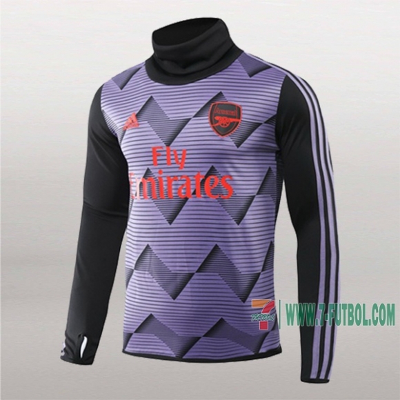 7-Futbol: Nuevas Sudadera Del Arsenal Fc Cuello Alto Purpura 2019-2020