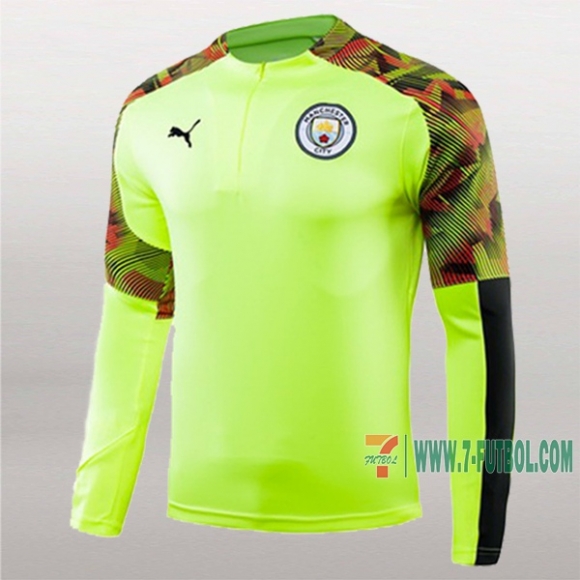 7-Futbol: Nuevo Sudadera Del Manchester City Verde 2019-2020 7-Futbol: Nuevo Sudadera Del Manchester City Verde 2019-2020