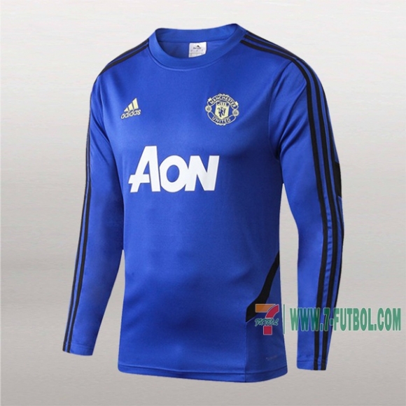 7-Futbol: Nuevo Sudadera Del Manchester United Azul 2019-2020