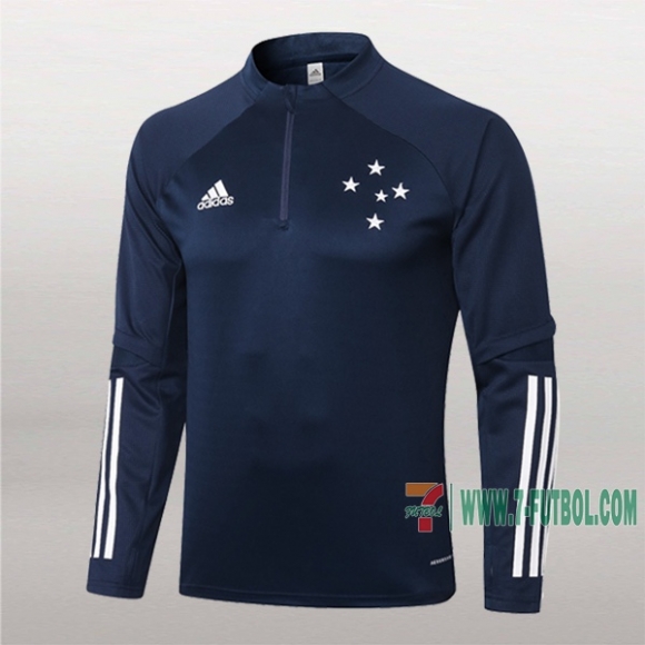 7-Futbol: Nuevas Sudadera Del Cruzeiro Ec Medio Zip Azul Marino 2020-2021