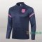 7-Futbol: Nuevas Sudadera Del Inglaterra Medio Zip Azul Marino 2020/2021