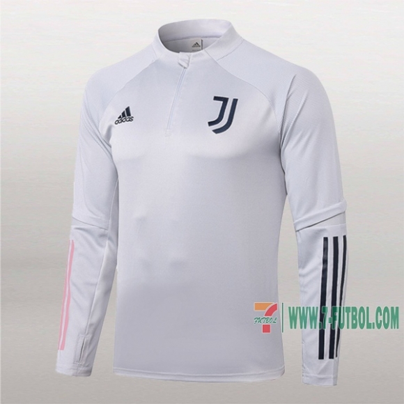 7-Futbol: Nueva Sudadera Del Juventus Medio Zip Gris Claro 2020/2021