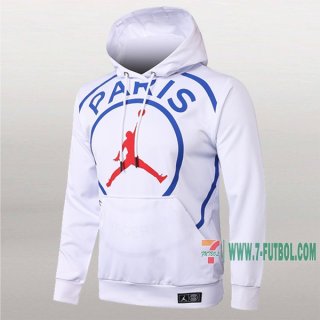7-Futbol: Nuevo Sudadera Del Psg Pairis Jordan Con Capucha Blancas 2020/2021