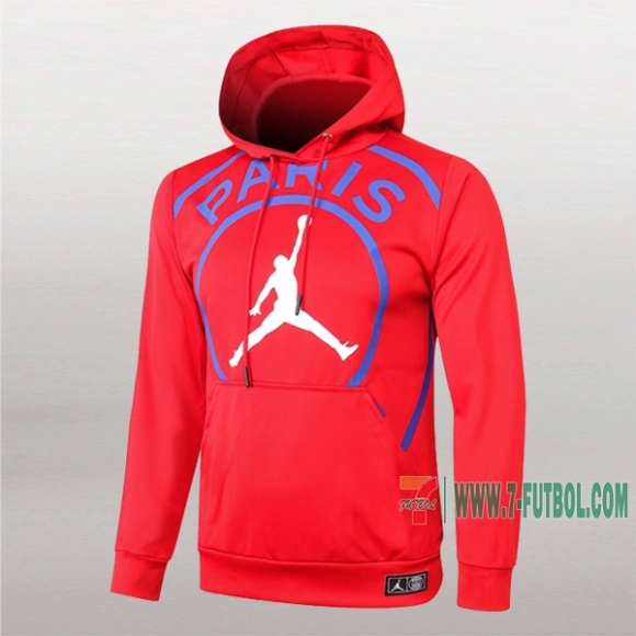 7-Futbol: Nuevas Sudadera Del Psg Pairis Jordan Con Capucha Roja 2020/2021