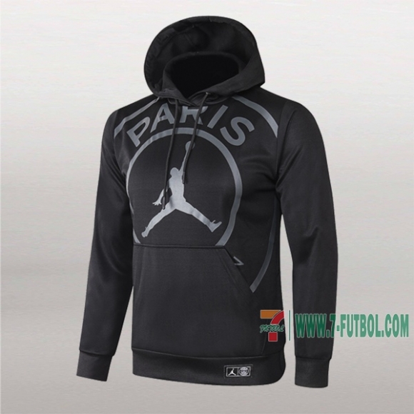 7-Futbol: Nueva Sudadera Del Psg Pairis Jordan Con Capucha Negra 2020/2021