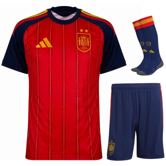 Camiseta Futbol Espana 2 estrellas Primera Nino 2026 Copa del Mundo Camiseta Futbol Espana 2 estrellas Primera Nino 2026 Copa del Mundo