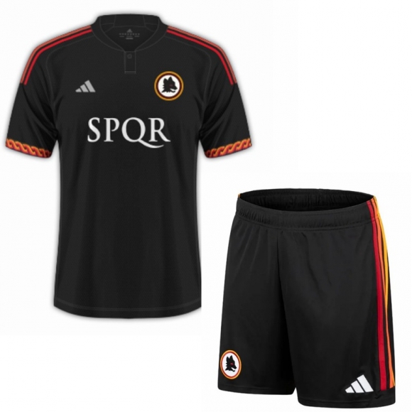 SPQR Camiseta Futbol Rome Tercera Ninos 23 24 SPQR Camiseta Futbol Rome Tercera Ninos 23 24