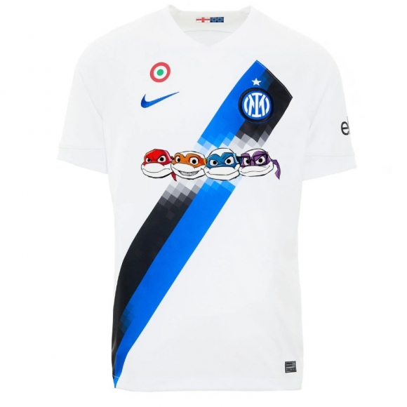 Tartarughe Ninja Camiseta Futbol Inter Milan Segunda Hombre 23 24 Tartarughe Ninja Camiseta Futbol Inter Milan Segunda Hombre 23 24