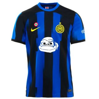 Tartarughe Ninja Camiseta Futbol Inter Milan Primera Hombre 23 24