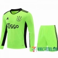 Camiseta futbol Ajax Manga Larga green 2020 2021