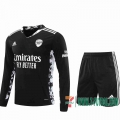 Camiseta futbol Arsenal Manga Larga black 2020 2021