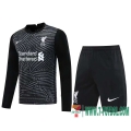Camiseta futbol Liverpool Manga Larga black 2020 2021