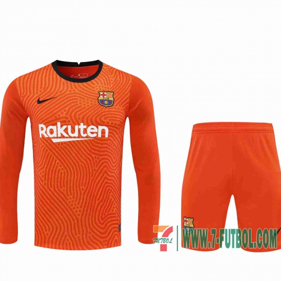 Camiseta futbol Barcelona naranja 2020 2021