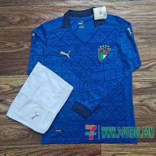 Camiseta futbol Italy Primera Manga Larga Stadium 2020-21