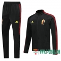 Chaquetas Futbol Belgica negro - Straps + Pantalon 2020 2021 J01