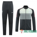 Chaquetas Futbol Liverpool Gris oscuro + Pantalon 2020 2021 J100