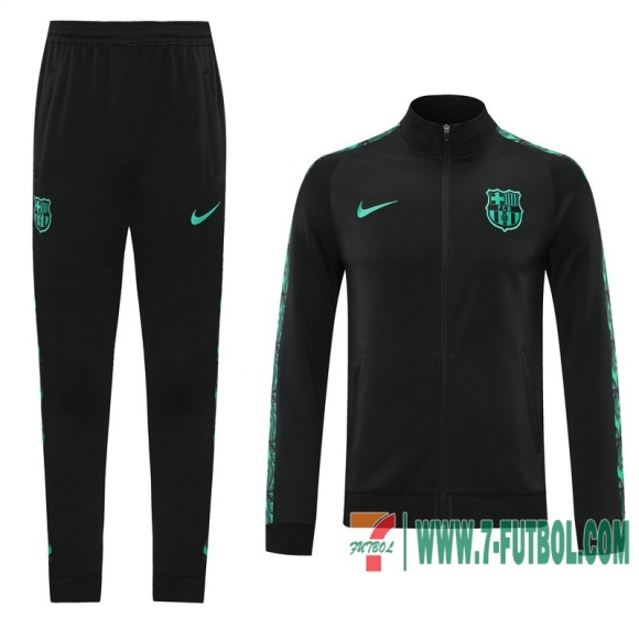 Chaquetas Futbol Barcelona negro - Liga de Campeones + Pantalon 2020 2021 J110
