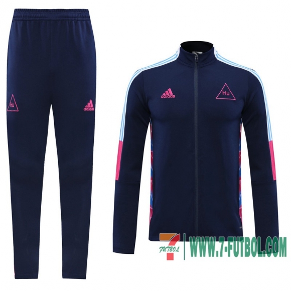 Chaquetas Futbol azul oscuro - Co-brandE + Pantalon 2020 2021 J116