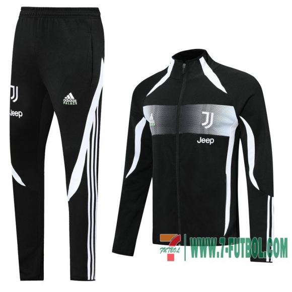 Chaquetas Futbol Juventus negro blanco - Edición especial + Pantalon 2020 2021 J11