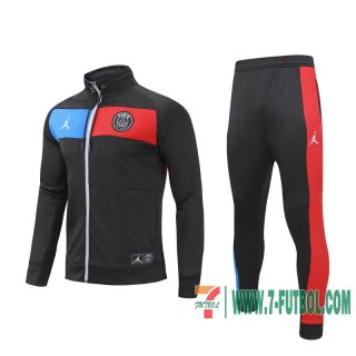 Chaquetas Futbol PSG Jordan negro - Patron + Pantalon 2020 2021 J148