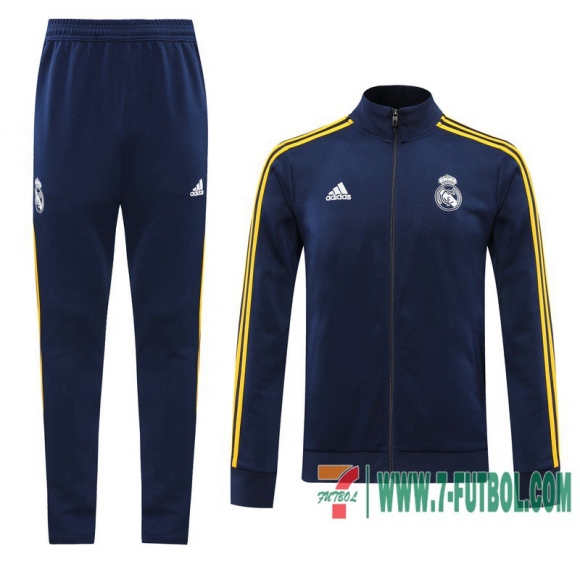 Chaquetas Futbol Real Madrid zafiro + Pantalon 2020 2021 J169