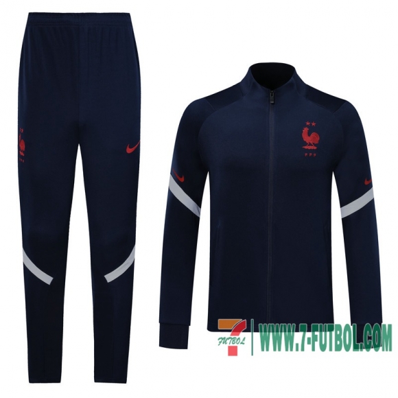 Chaquetas Futbol Francia negro - Capacitación + Pantalon 2020 2021 J19