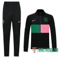 Chaquetas Futbol Barcelona negro - Barcelona couleur verde Púrpura S-2XL + Pantalon 2020 2021 J21