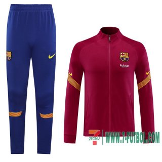 Chaquetas Futbol Barcelona roja - Capacitación + Pantalon 2020 2021 J33