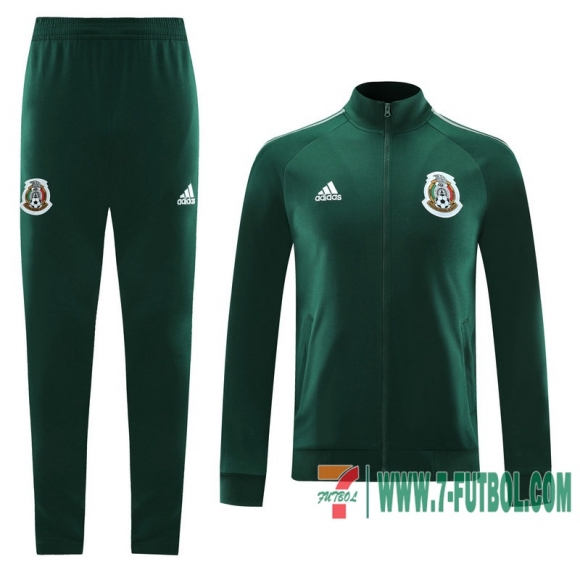 Chaquetas Futbol México verde - Straps + Pantalon 2020 2021 J75