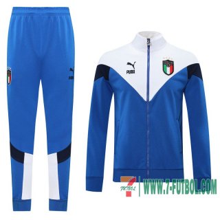 Chaquetas Futbol Italia azul - Estilo clásico + Pantalon 2020 2021 J99