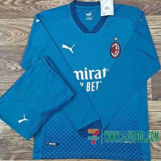 Camiseta futbol AC Milan Tercera Manga Larga 2020 2021