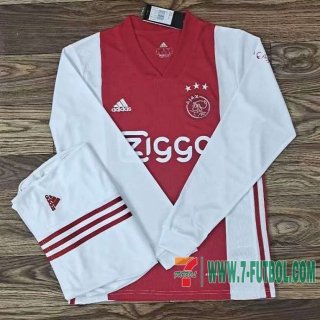 Camiseta futbol Ajax Primera Manga Larga 2020 2021