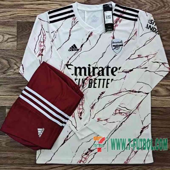 Camiseta futbol Arsenal Segunda Manga Larga 2020 2021