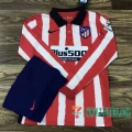 Camiseta futbol Atletico Madrid Primera Manga Larga 2020 2021