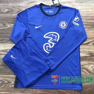 Camiseta futbol Chelsea Primera Manga Larga 2020 2021