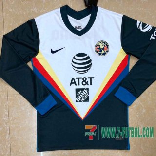Camiseta futbol Club America Segunda Manga Larga 2020 2021