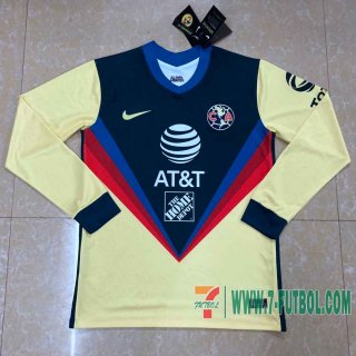Camiseta futbol Club America Primera Manga Larga 2020 2021
