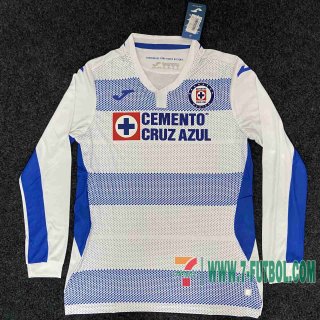 Camiseta futbol Cruz Azul Segunda Manga Larga 2020 2021