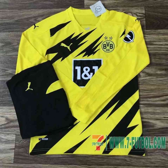 Camiseta futbol Dortmund Primera Manga Larga 2020 2021
