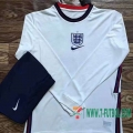 Camiseta futbol Inglaterra Primera Manga Larga 2020 2021