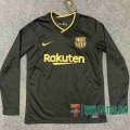 Camiseta futbol Barcelona Segunda Manga Larga 2020 2021