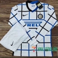 Camiseta futbol Inter Milan Segunda Manga Larga 2020 2021