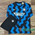 Camiseta futbol Inter Milan Primera Manga Larga 2020 2021
