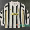 Camiseta futbol Juventus Primera Manga Larga 2020 2021