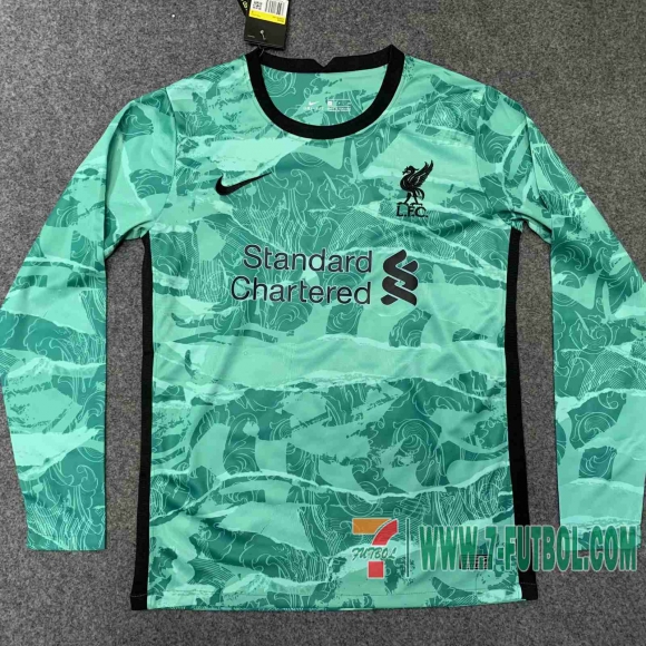 Camiseta futbol Liverpool Segunda Manga Larga 2020 2021