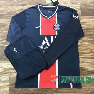 Camiseta futbol Paris Primera Manga Larga 2020 2021