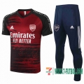 Polo Futbol Arsenal roja oscuro - Straps + Pantalon 2020 2021 P182