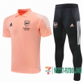 Polo Futbol Arsenal naranja - Straps + Pantalon 2020 2021 P199