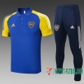 Polo Futbol Boca Azul oscuro + Pantalon 2020 2021 P203
